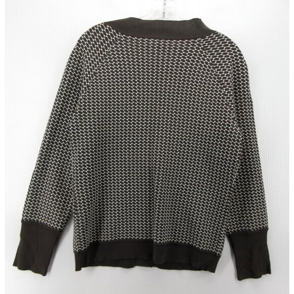 Due Per Due Sweater Medium Cardigan Button Up V-Neck Breathable Knit - Picture 6 of 10